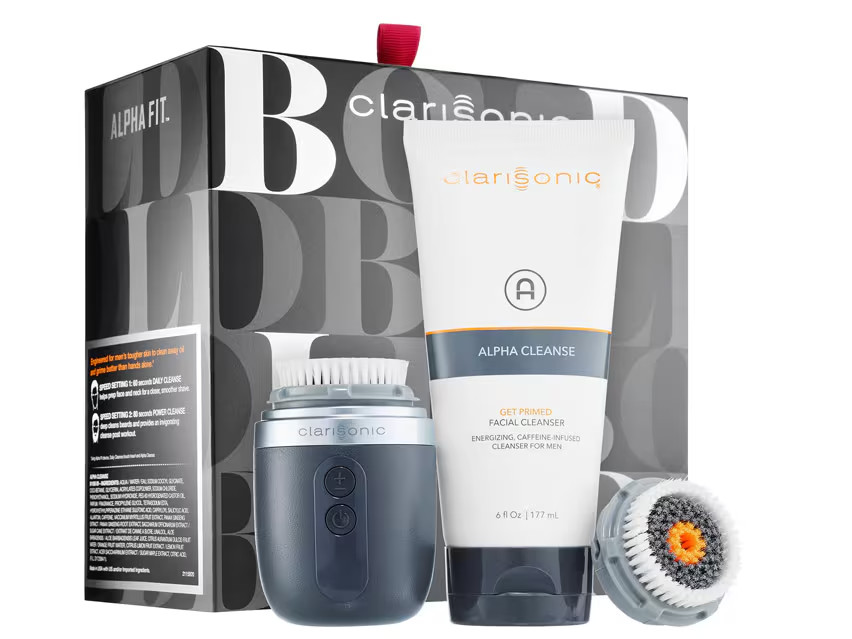Clarisonic Alpha Fit Sonic Cleansing Engineered For Men’s Skin Kit