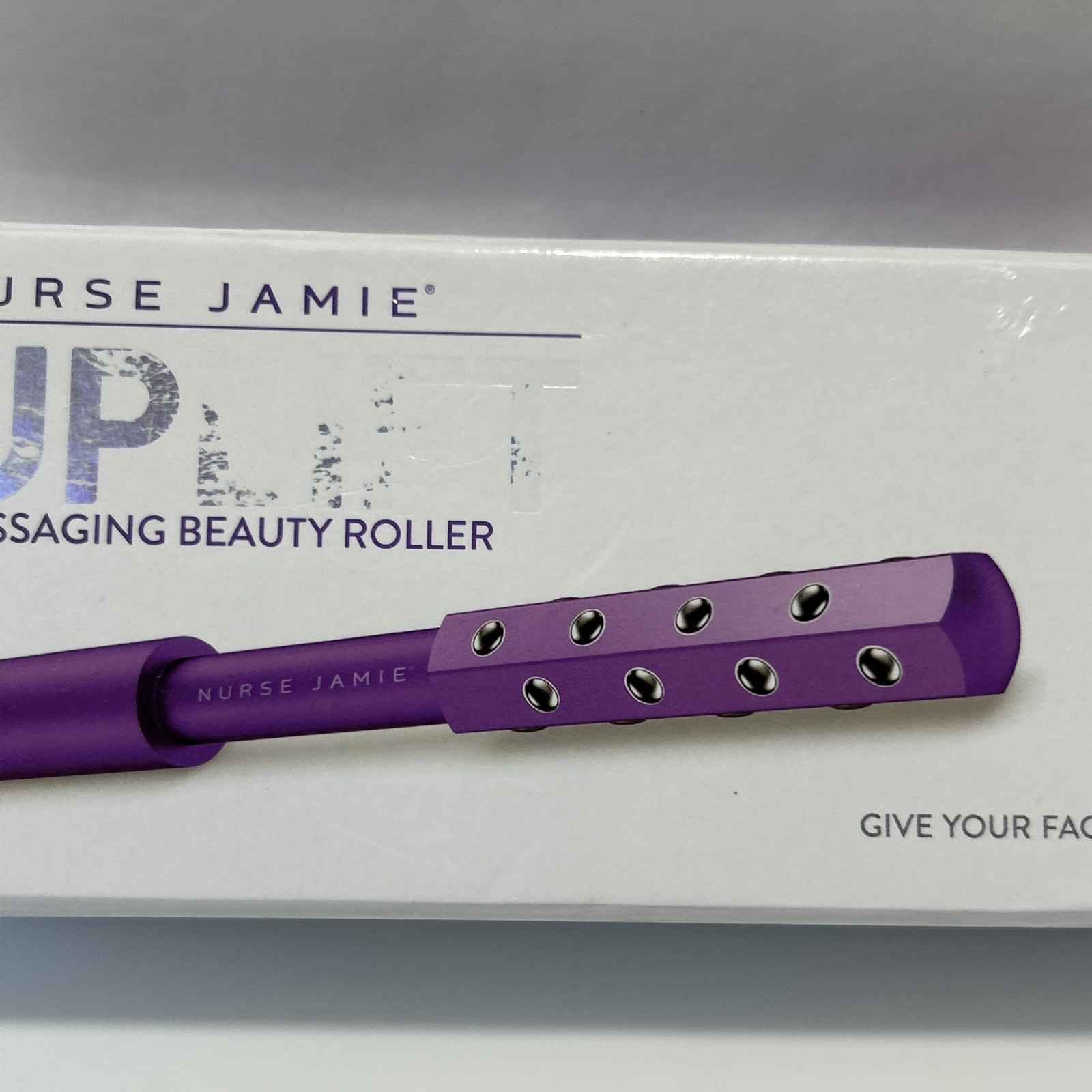 Nurse Jamie Uplift Massaging Beauty Roller “Purple” Uplift Tool 7-1/2” Aluminum