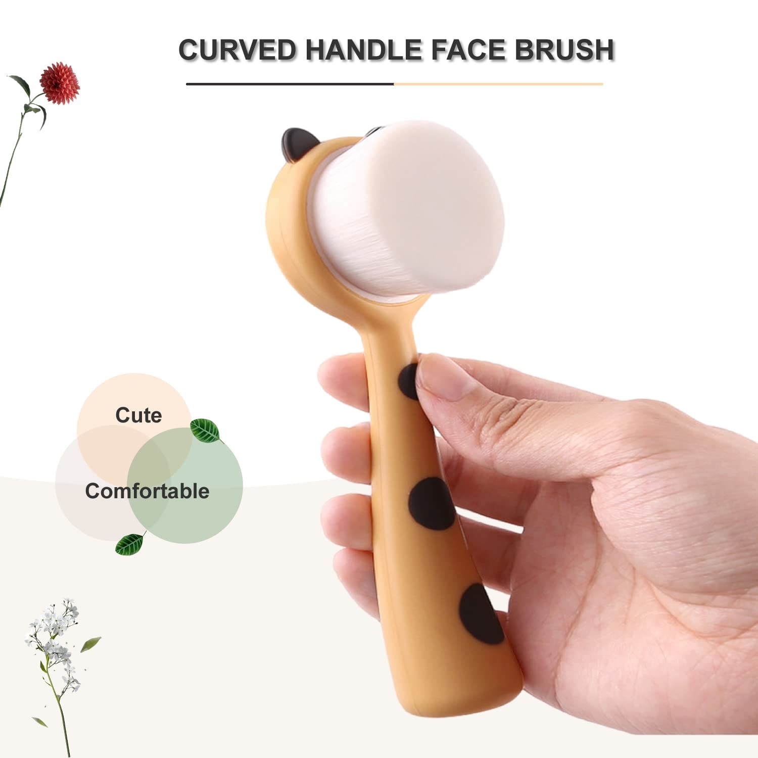 Face Brush Scrubber, Hysotok Facial Cleansing with Soft Yellow