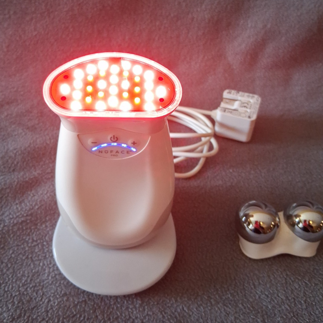 NuFace Trinity Microcurrent Facial Toning Device with Charger, Wrinkle Reducer