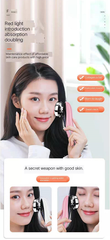 LED Photon Facial Lifting Massager Skin Tightening Rejuvenation Beauty Machine