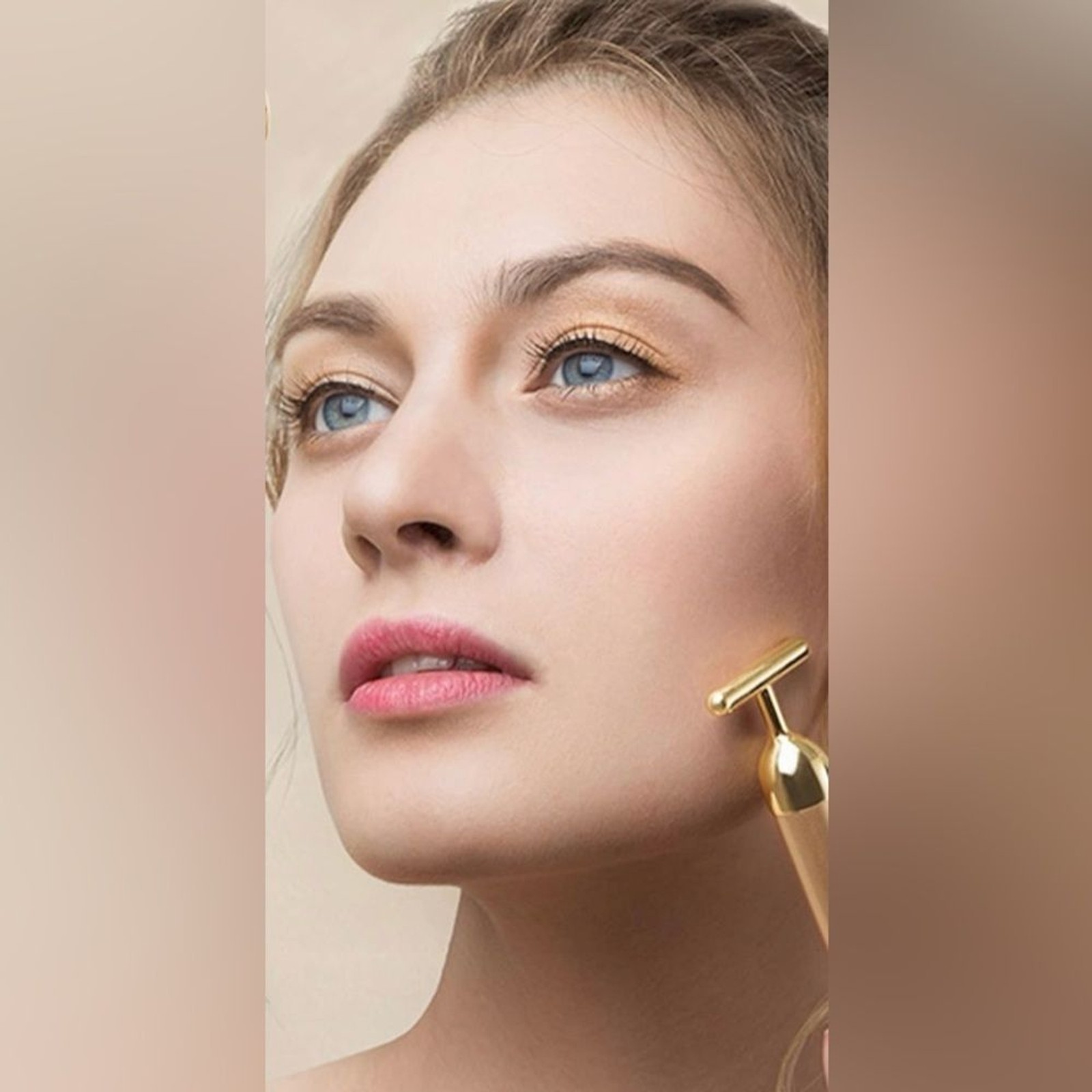 Yeamon Sculpting Bar Vibrating Facial Roller Promotes Lifted Skin Appearance