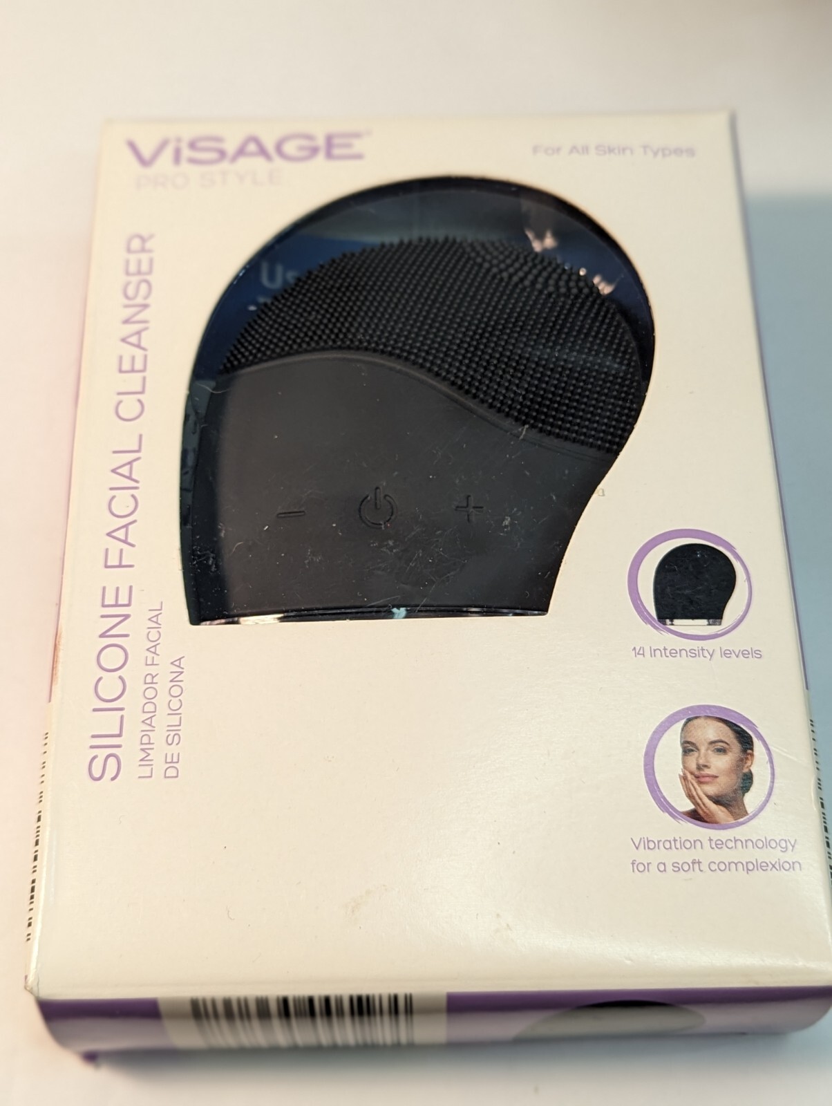 Visage Facial Cleanser Pro Style Silicone USB Charge 14 Intensity Levels