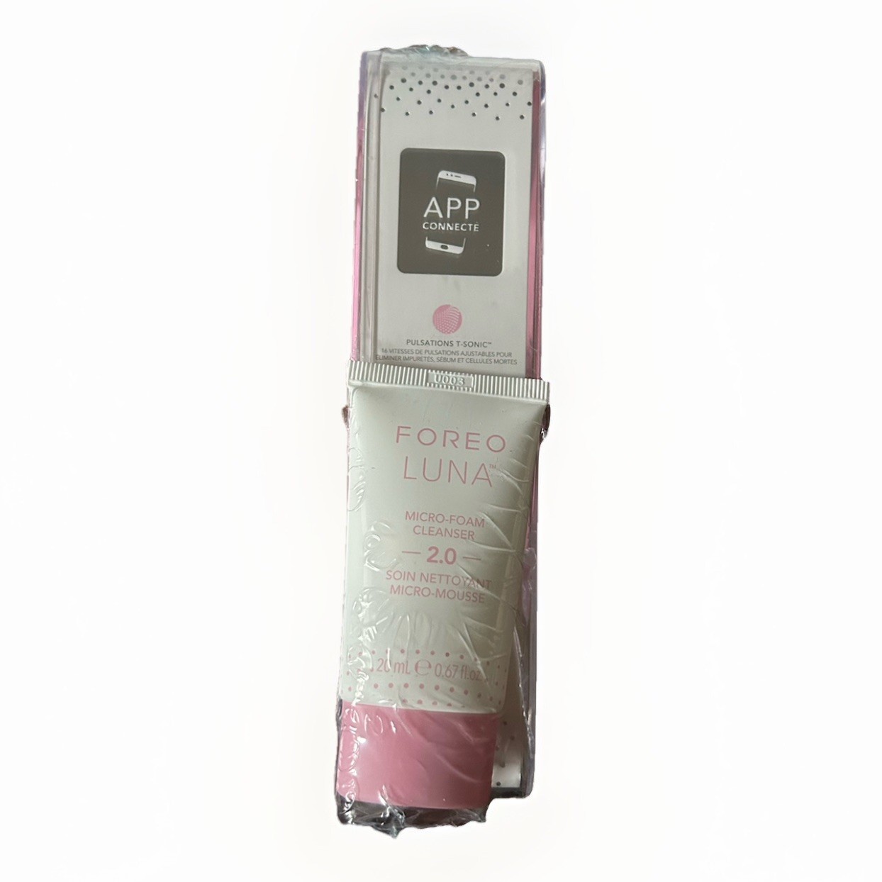 FOREO LUNA 3 Face Cleansing Brush and Massager Normal Skin – Pink