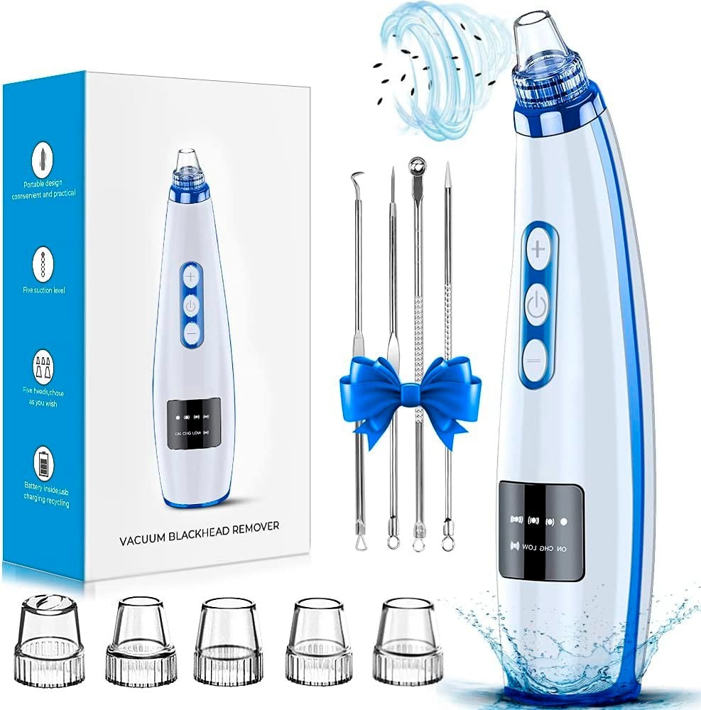 Blackhead Remover Pore Vacuum Upgraded Facial Pore Cleaner Electric Comedone …