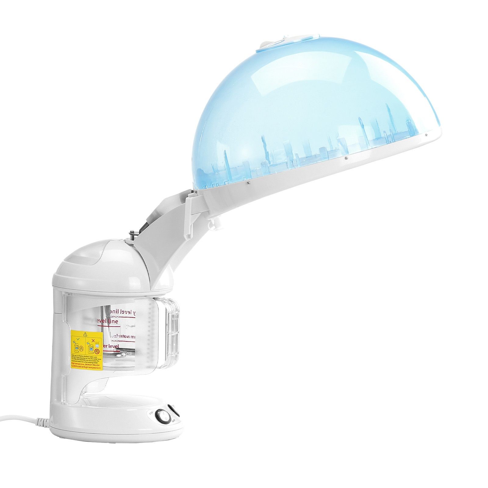 2-in-1 Hair & Facial Steamer with Detachable Bonnet