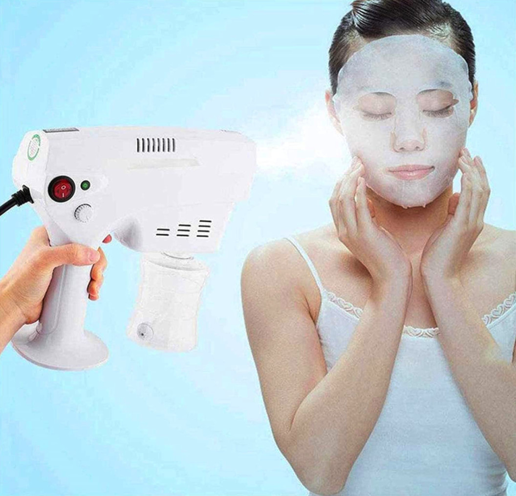 Nano Handheld Blue Light Steam Atomizer Sprayer Fogger ULV Steam Gun Sprayer