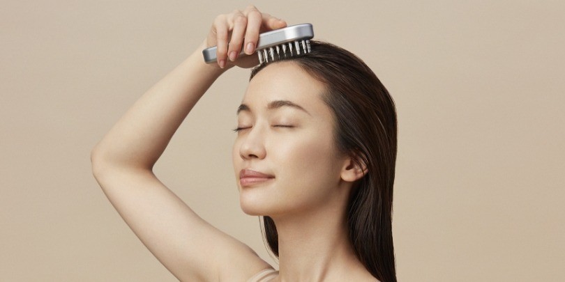 SALONIA EMS Lift Brush for Face, Scalp, and Body Care, Lifting, Waterproof NEW