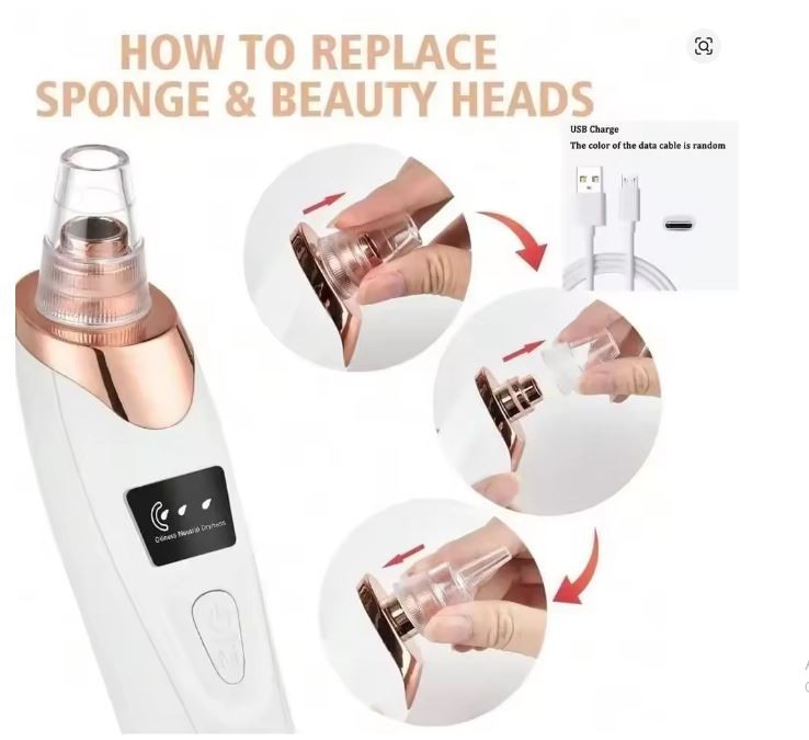 Electric Blackhead Remover Vacuum 5 Suction Pore Cleanser