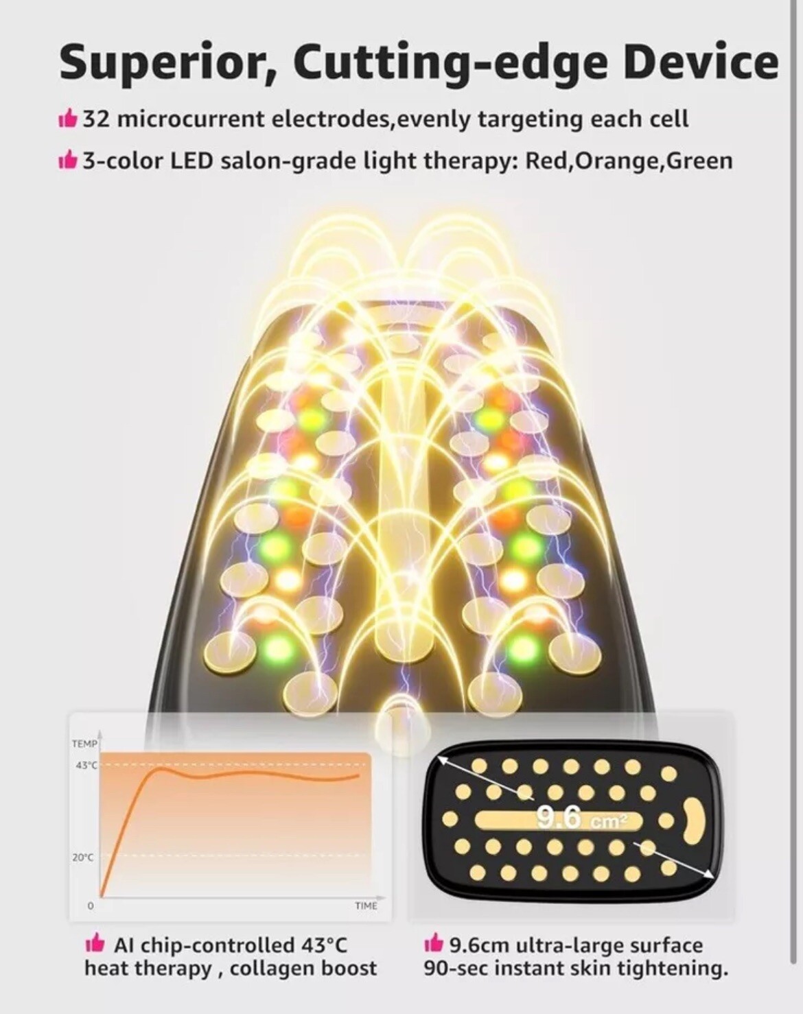 Microcurrent Facial Rejuvenation 3 In 1 Device by iFae