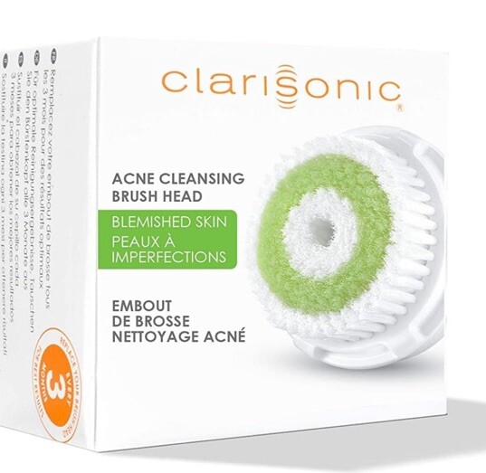 B🥝 New Authentic Clarisonic Acne Cleansing Face Brush Head New Box