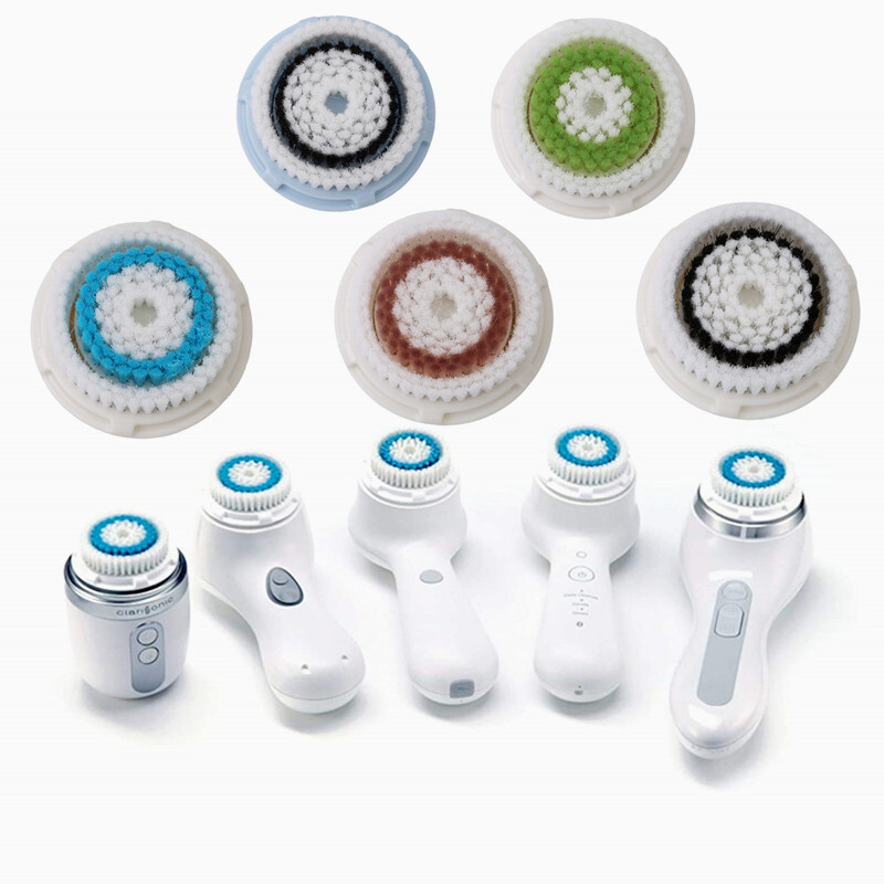 2Pcs Facial Brush Head Replacements Mia 1,2,3 Aria Smart Pro Fits All Clarisonic
