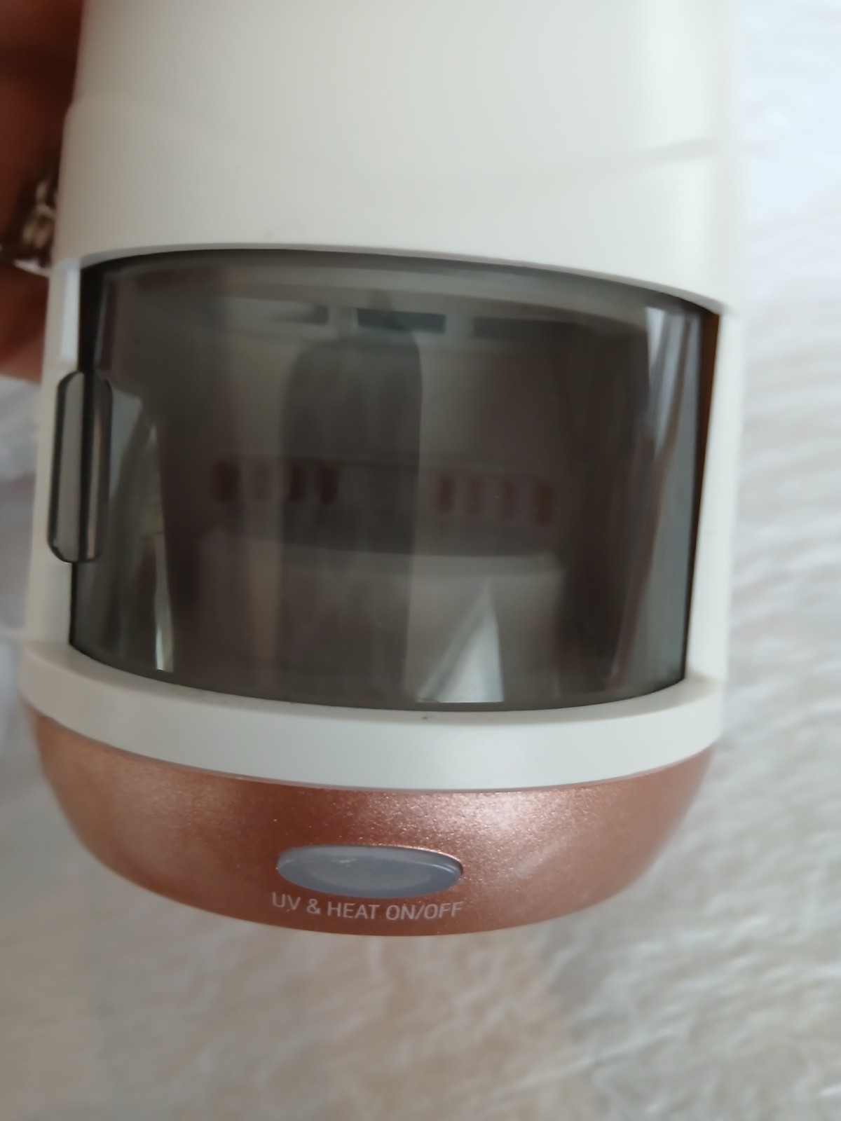 Conair True Glow Sonic Vibration Face Cleansing Brush with UV Sterilizer