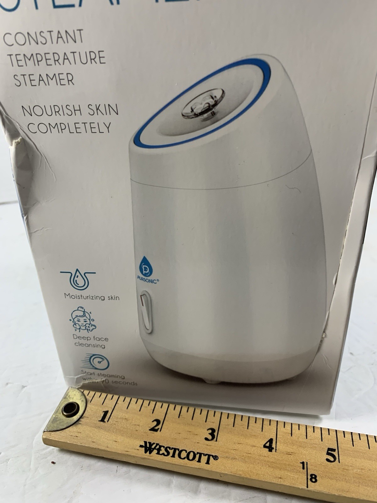 Pursonic Facial Steamer Moisturizer Anti-Acne Skin Clean, Refresh & Nourish NEW