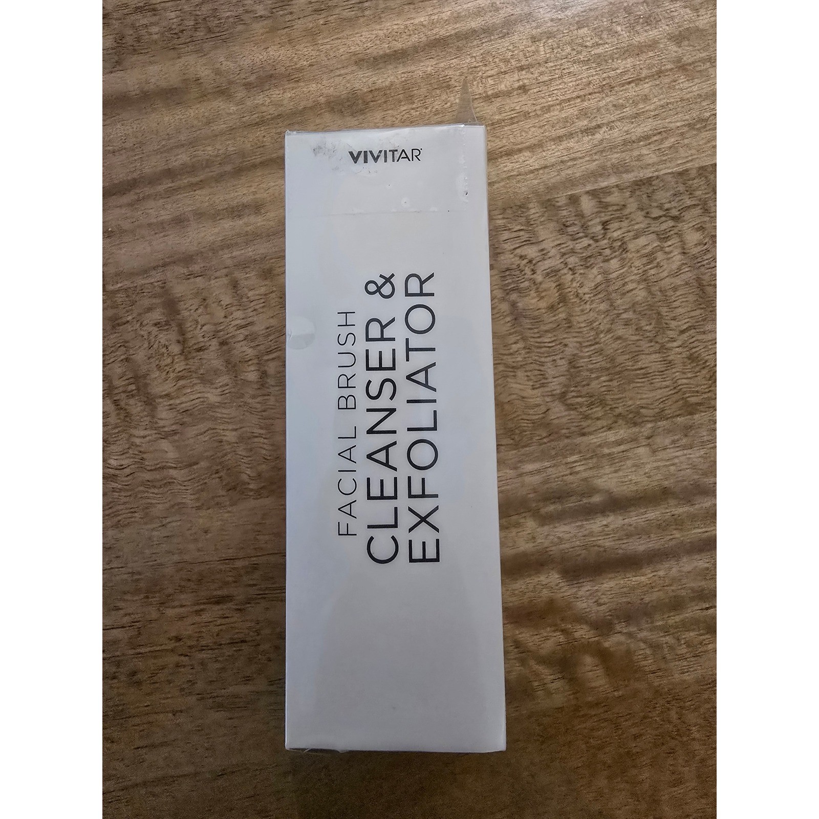 Vivitar Simply Beautiful Facial Brush Cleanser & Exfoliator White