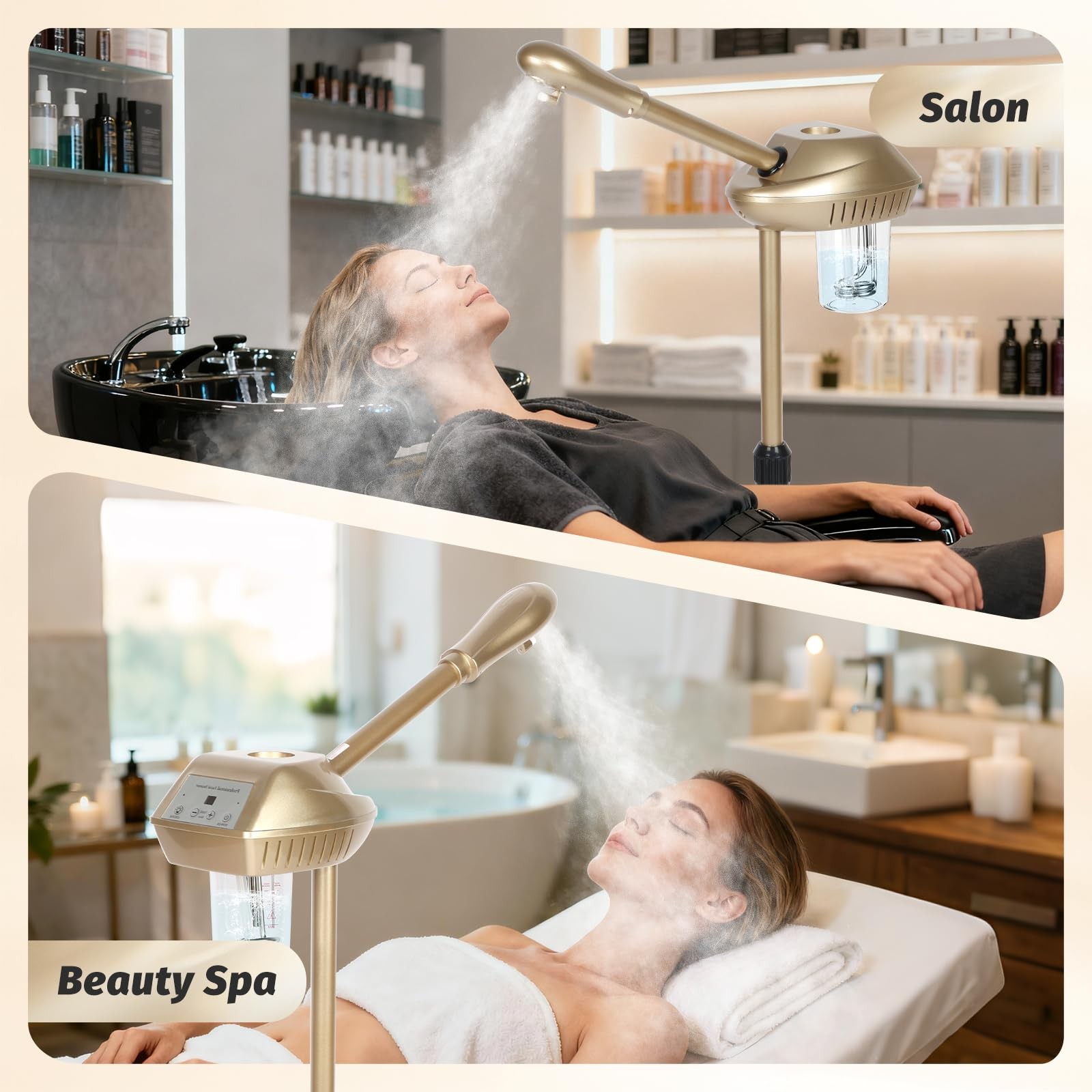 Facial Steamer, Face Steamer with More Steam for Deep Cleansing and Hydration…
