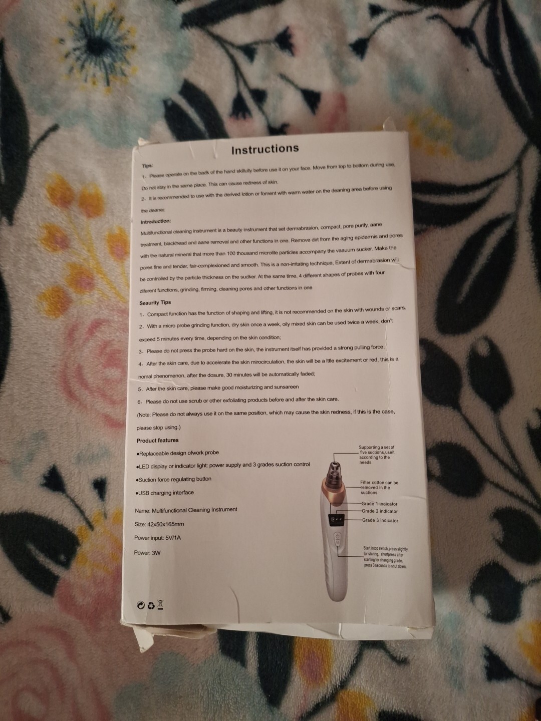 Multifunctional Cleaning Instrument For Face