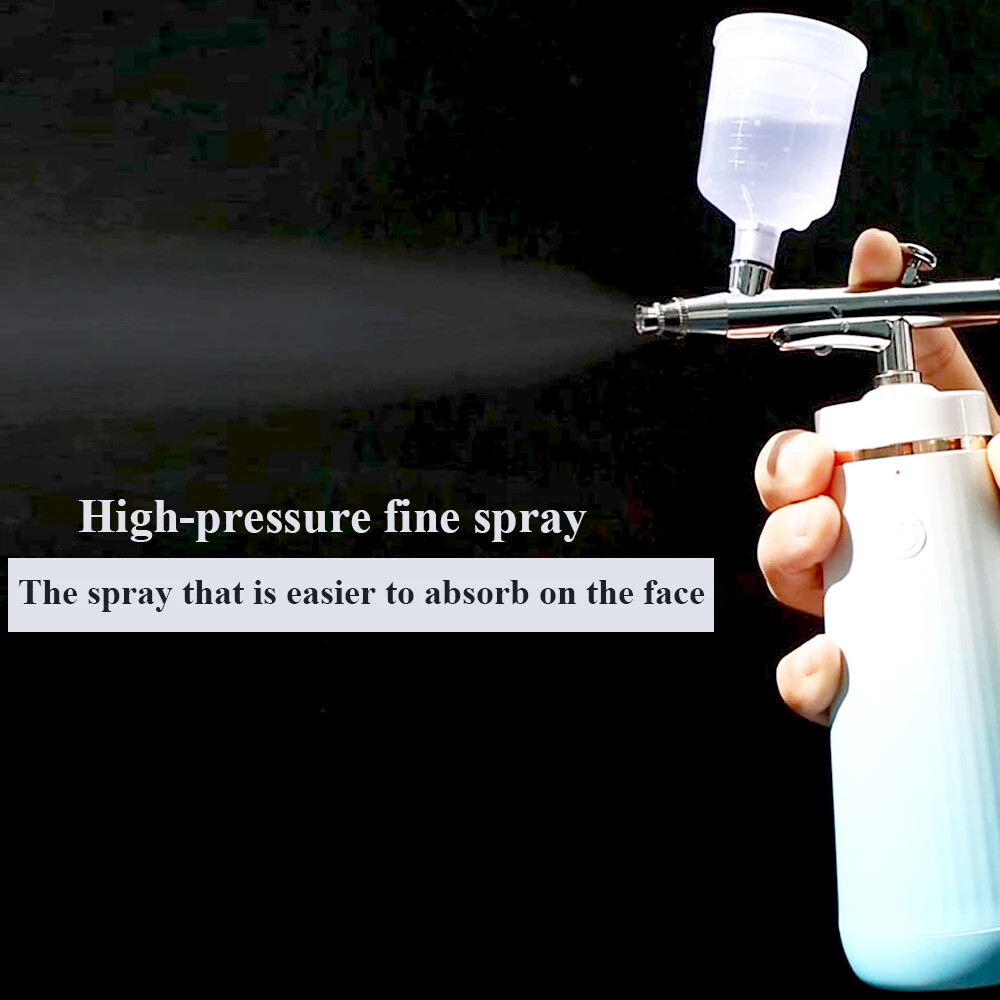 High Pressure Nano Facial Oxygen Steamer Fine Mist Deep Moisturizing Handlepiece