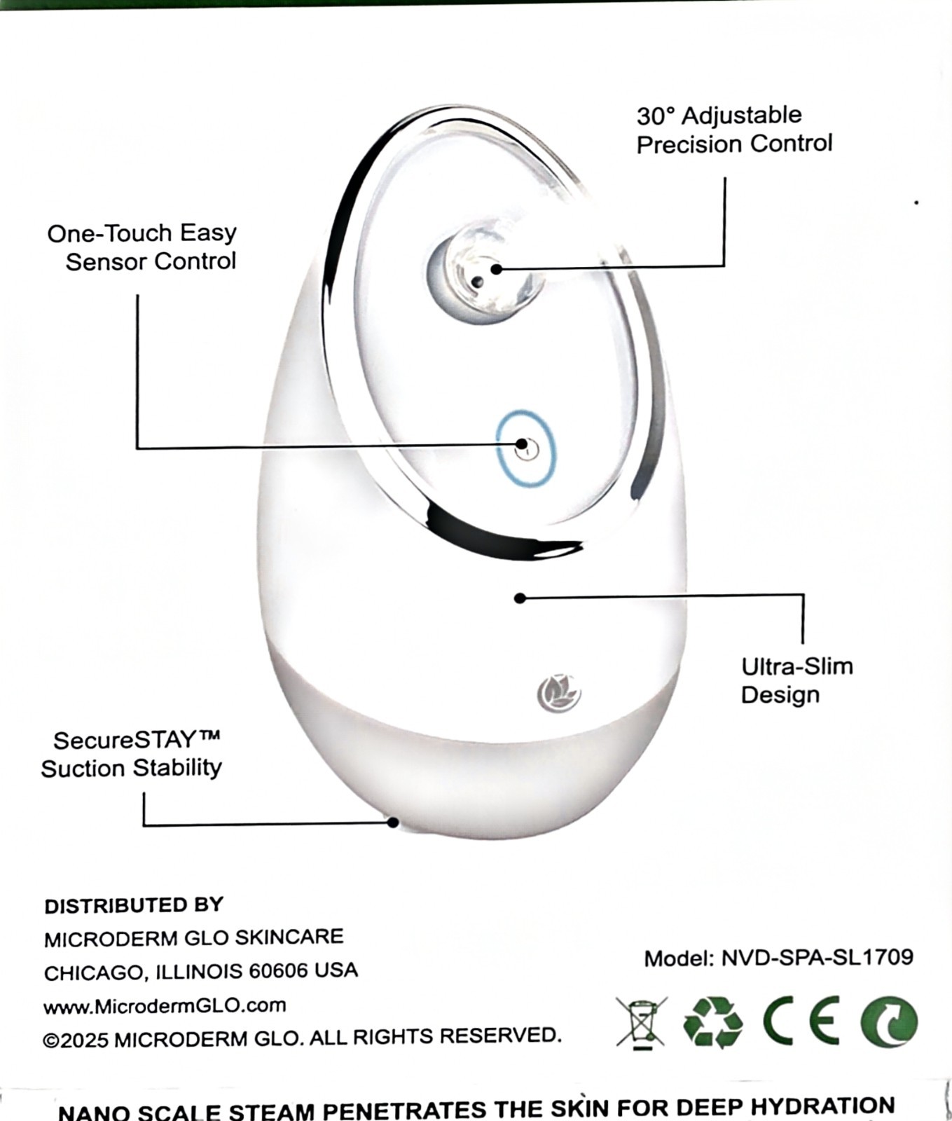 Facial Steamer Nano Ionic Home Face Sauna Portable Humidifier