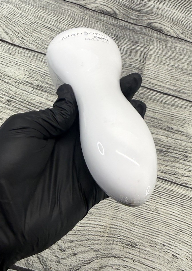 Clarisonic Smart Profile Rechargeable Electric Facial Cleansing Brush, White