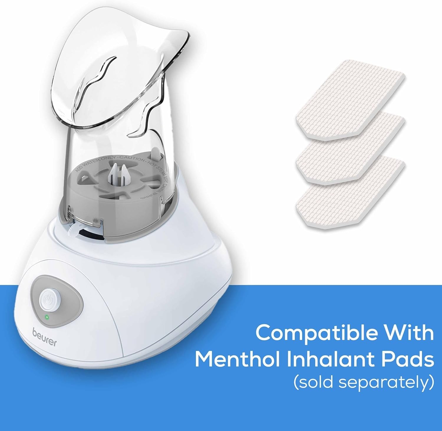 Beurer SI30 Steam Inhaler White Sinus Relief Face Steamer ONLY MOTOR, No MASK