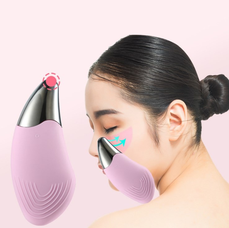Electric Silicone Facial Cleansing Brush Waterproof Face Scrubber Deep Cleaning