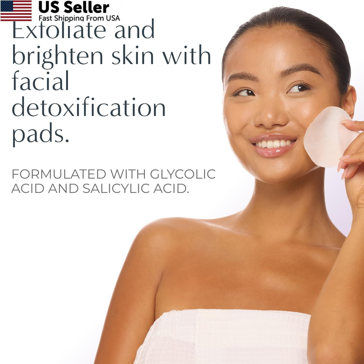 NassifMD Exfoliating Detox 1 Count (Pack of 30), Original Formula- Face Size