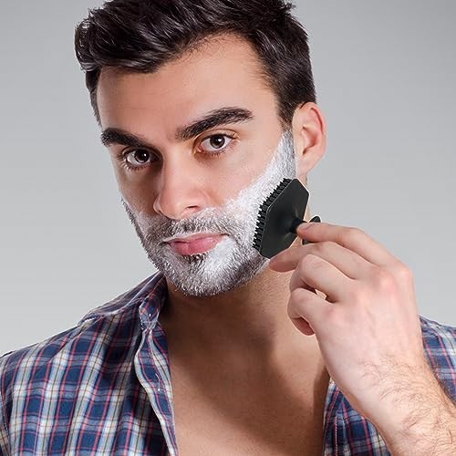 Manual Facial Cleansing Brush Silicone Exfoliating Face Scrubber Body Brush