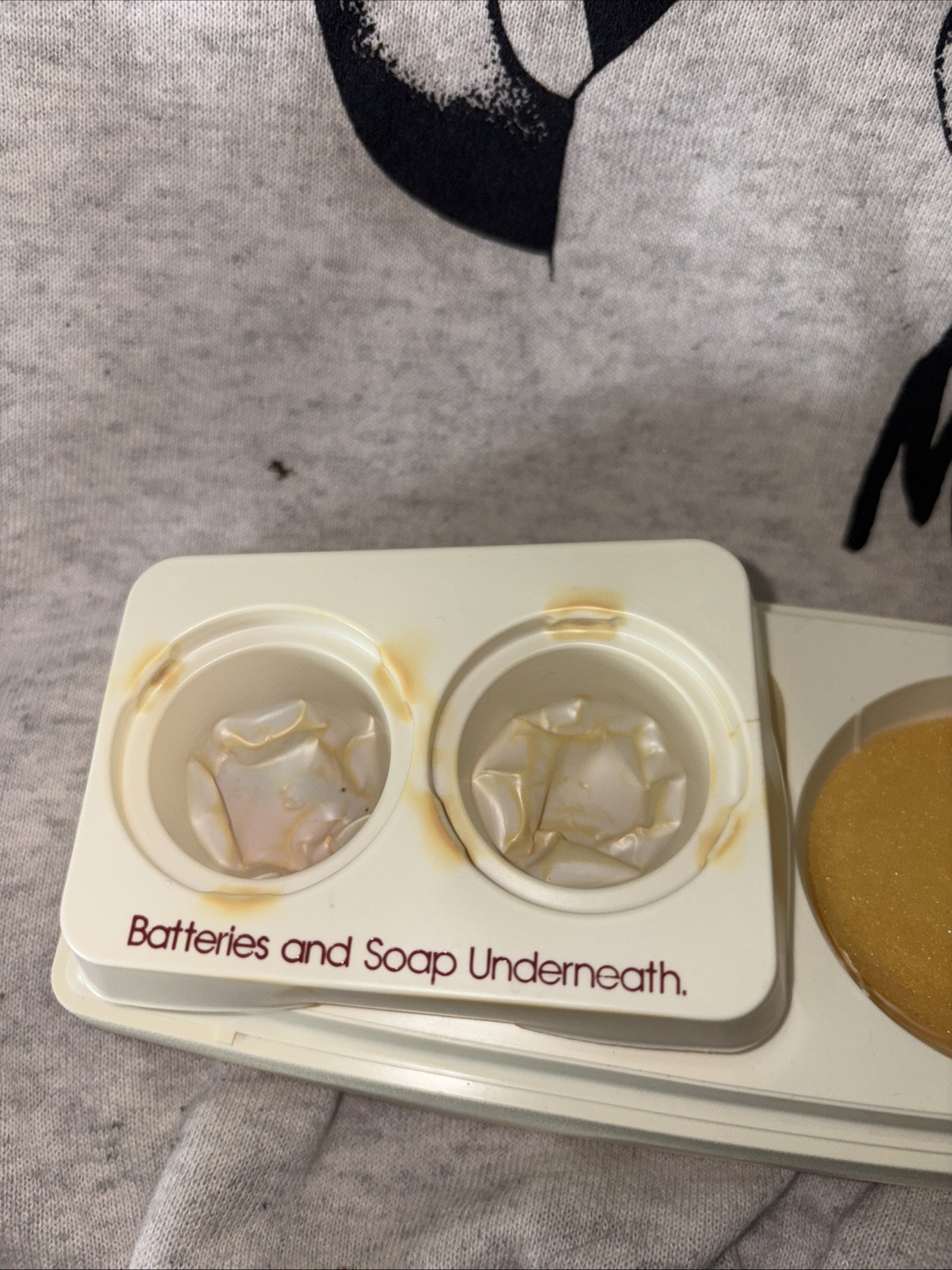 Vintage 1979 The Skin Machine Facial Brush Clairol Case Lid Brushes Untested