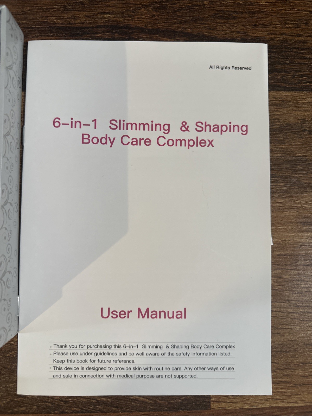 SKINCARE OPTIONS 6 in 1 Slimming &Shaping Body Care Complex NIB