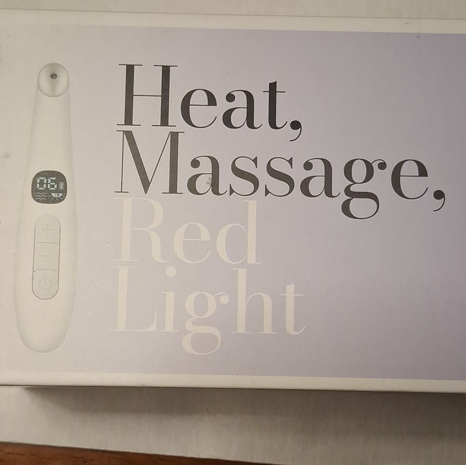 Meaningful Beauty Skin Renewing Facial Tool White Heat Massage Red Light