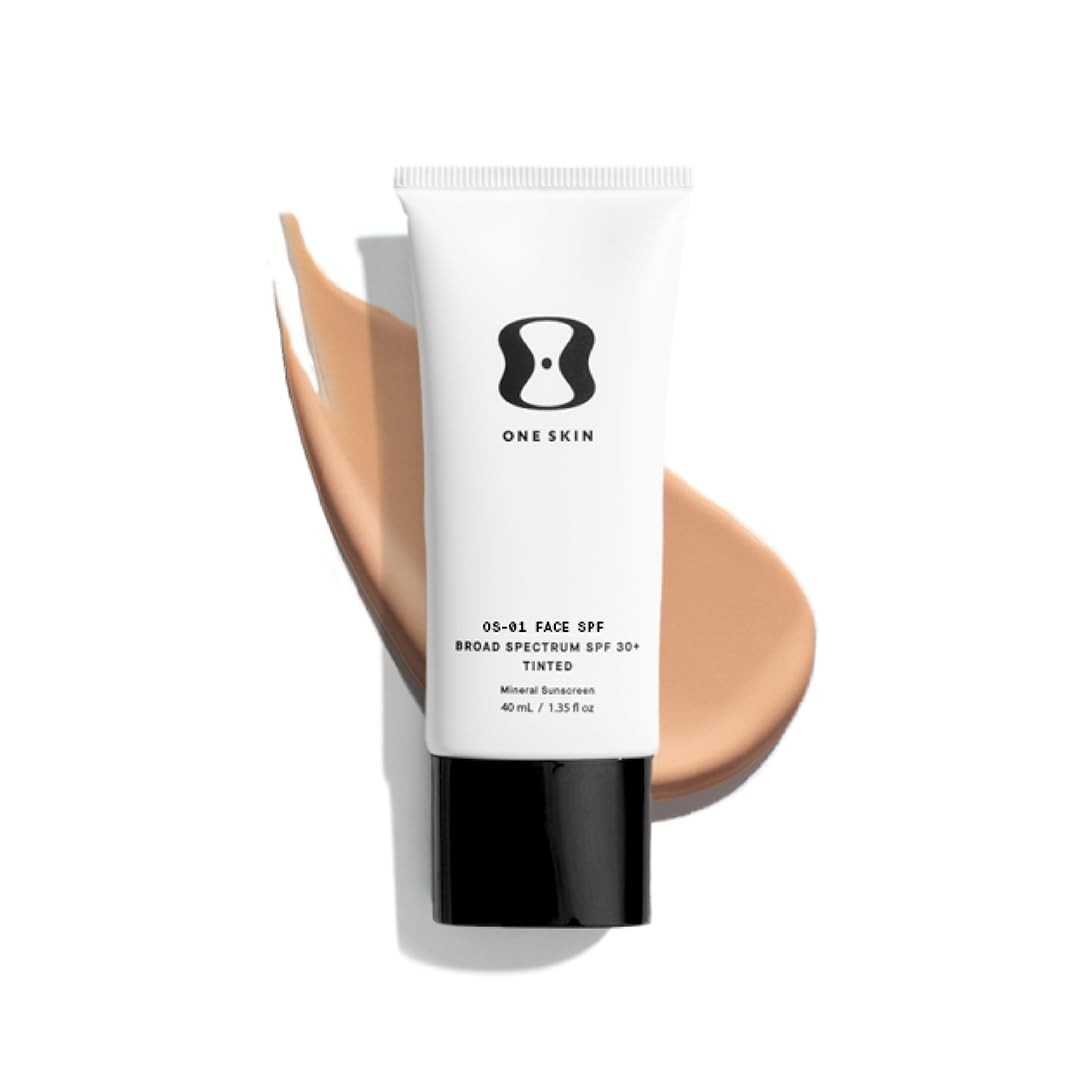OneSkin FACE SPF OS-01 Peptide Broad Spectrum 30+ 1.35 Fl Oz, Tinted