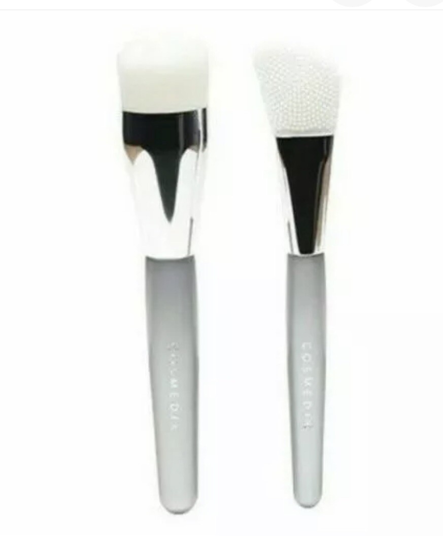 Cosmedix Cleansing Brush And Silicone Applicator Set MSRP $25 New In Bag