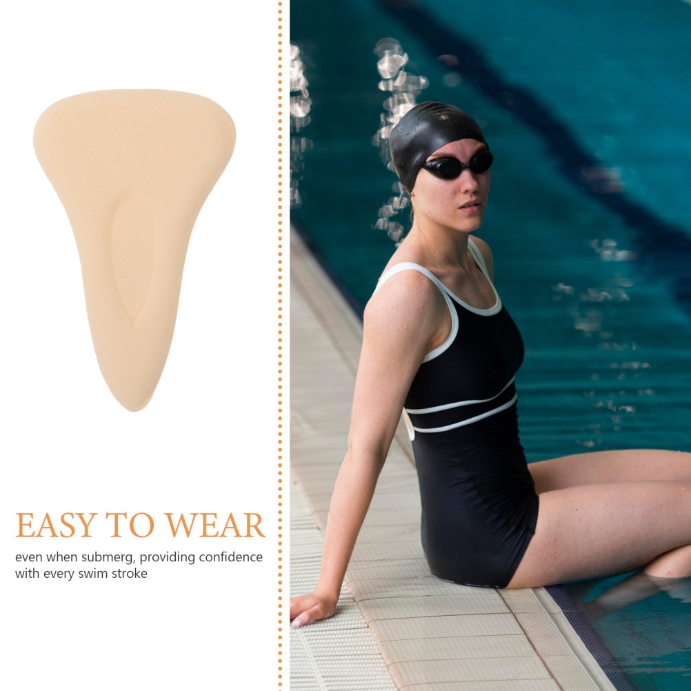 8Pcs Soft Sponge Waterproof Private Parts Pads Reusable Concealer for Women Swim