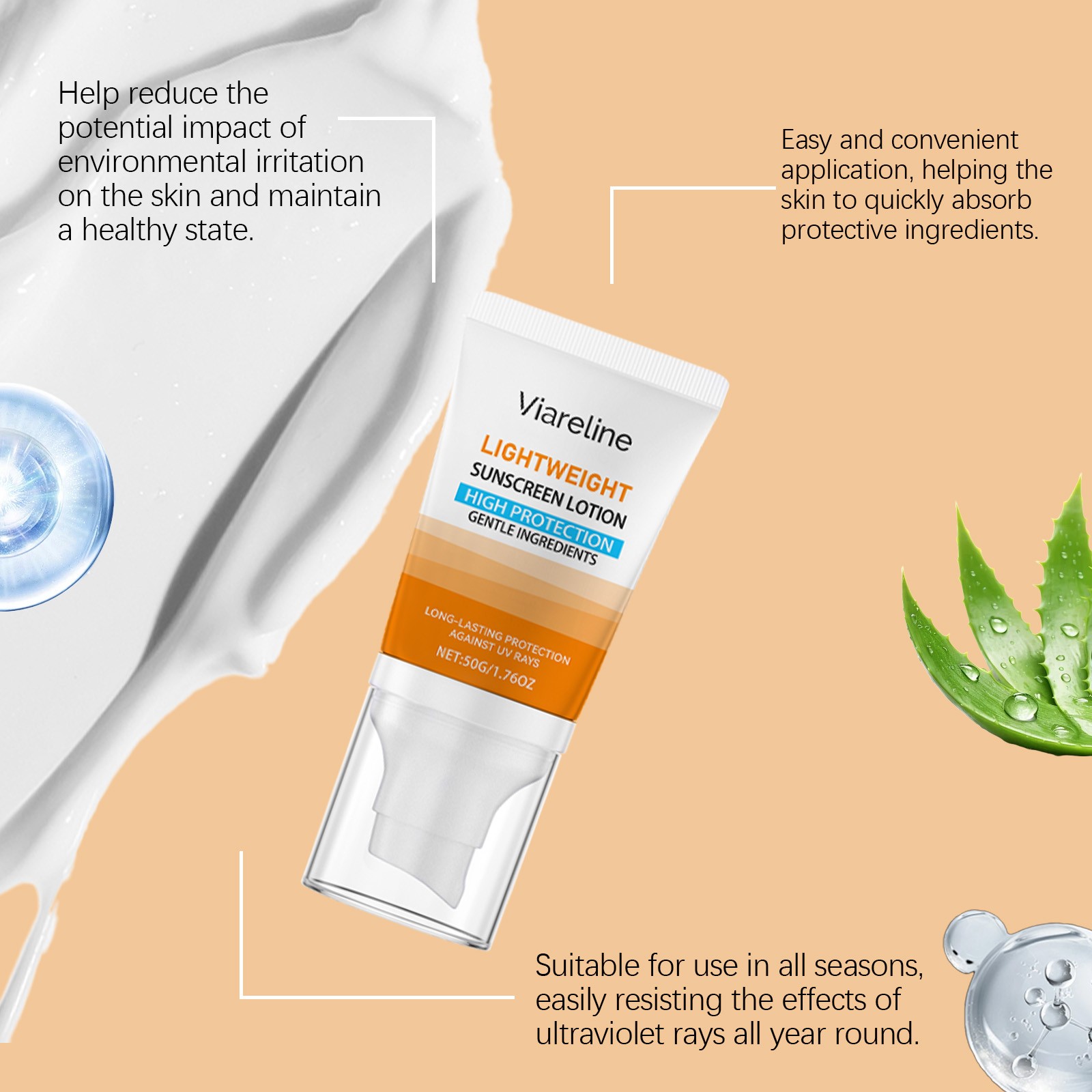 Lightweight Protective Cre Outdoor Protect Moisturizing