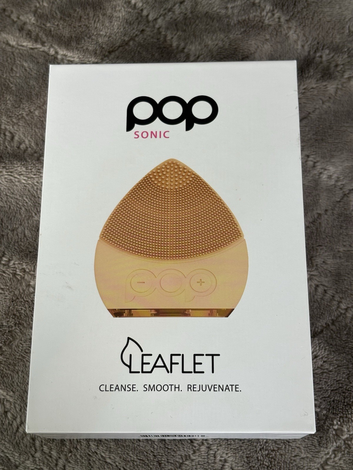 Pop Sonic The Leaflet Sonic Facial Cleansing Device Vanilla *New Open Box*