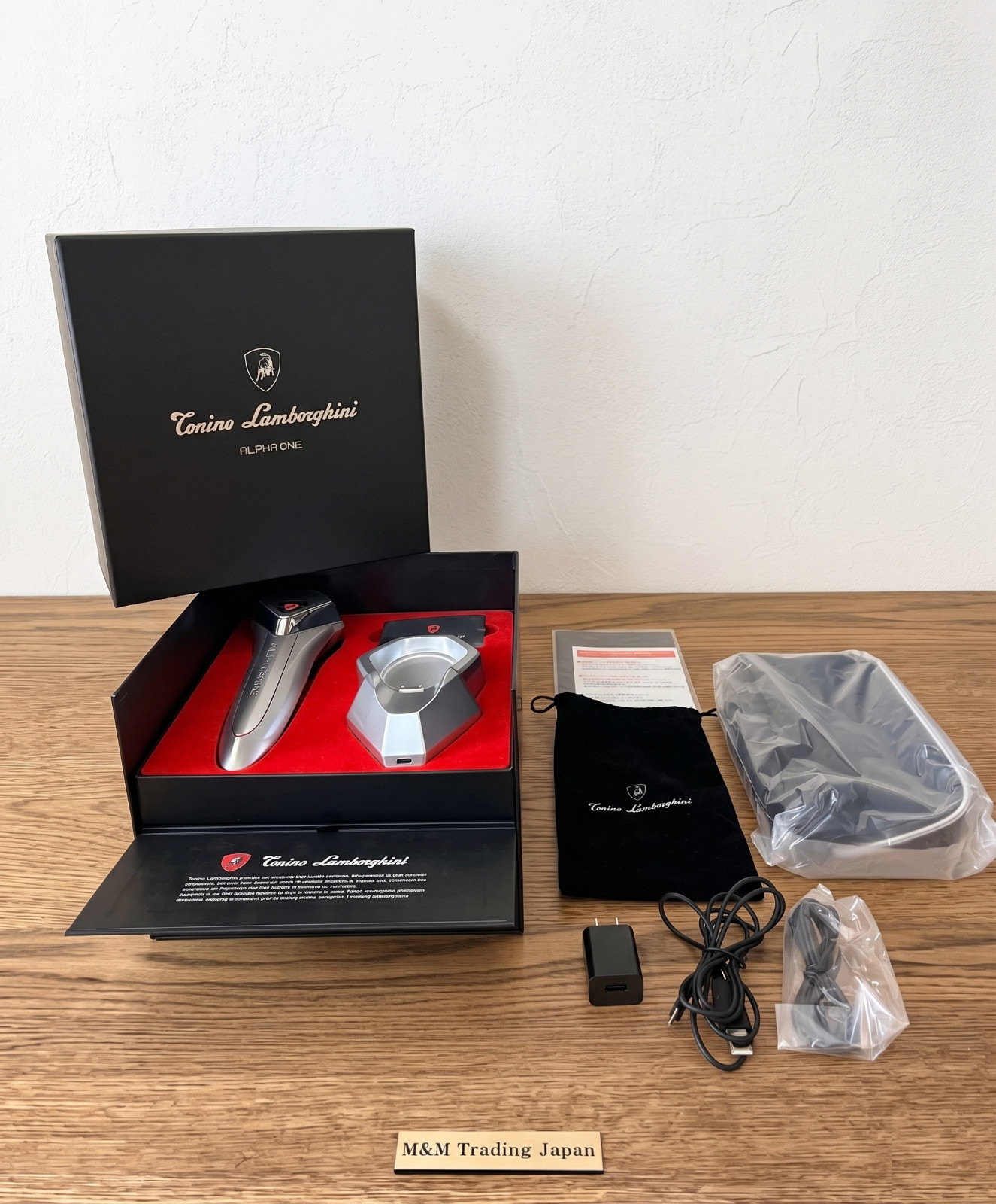 Tonino Lamborghini Rhythm ALPHA ONE Facial Beauty Device EMS RF Tested Japan