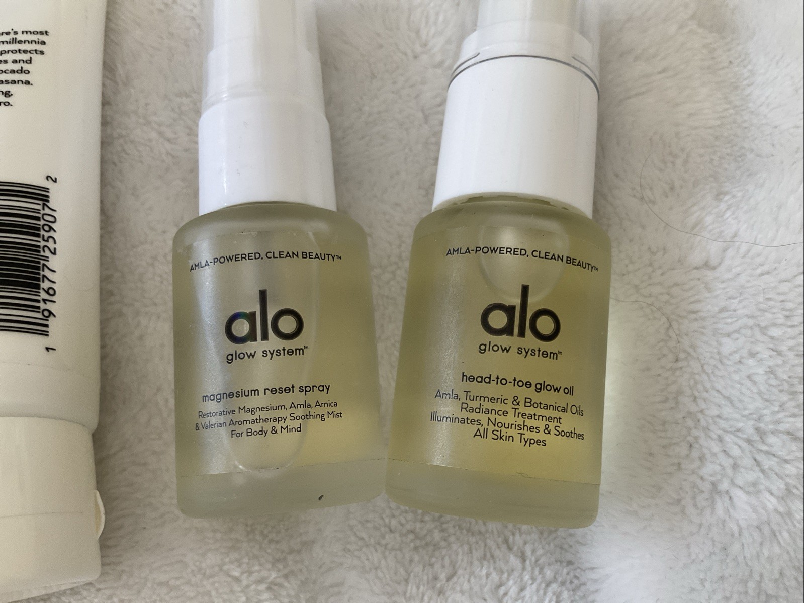 ALO Mega-C Body Wash, Head To Toe Glow Oil, & Magnesium Spray Set Lot 3