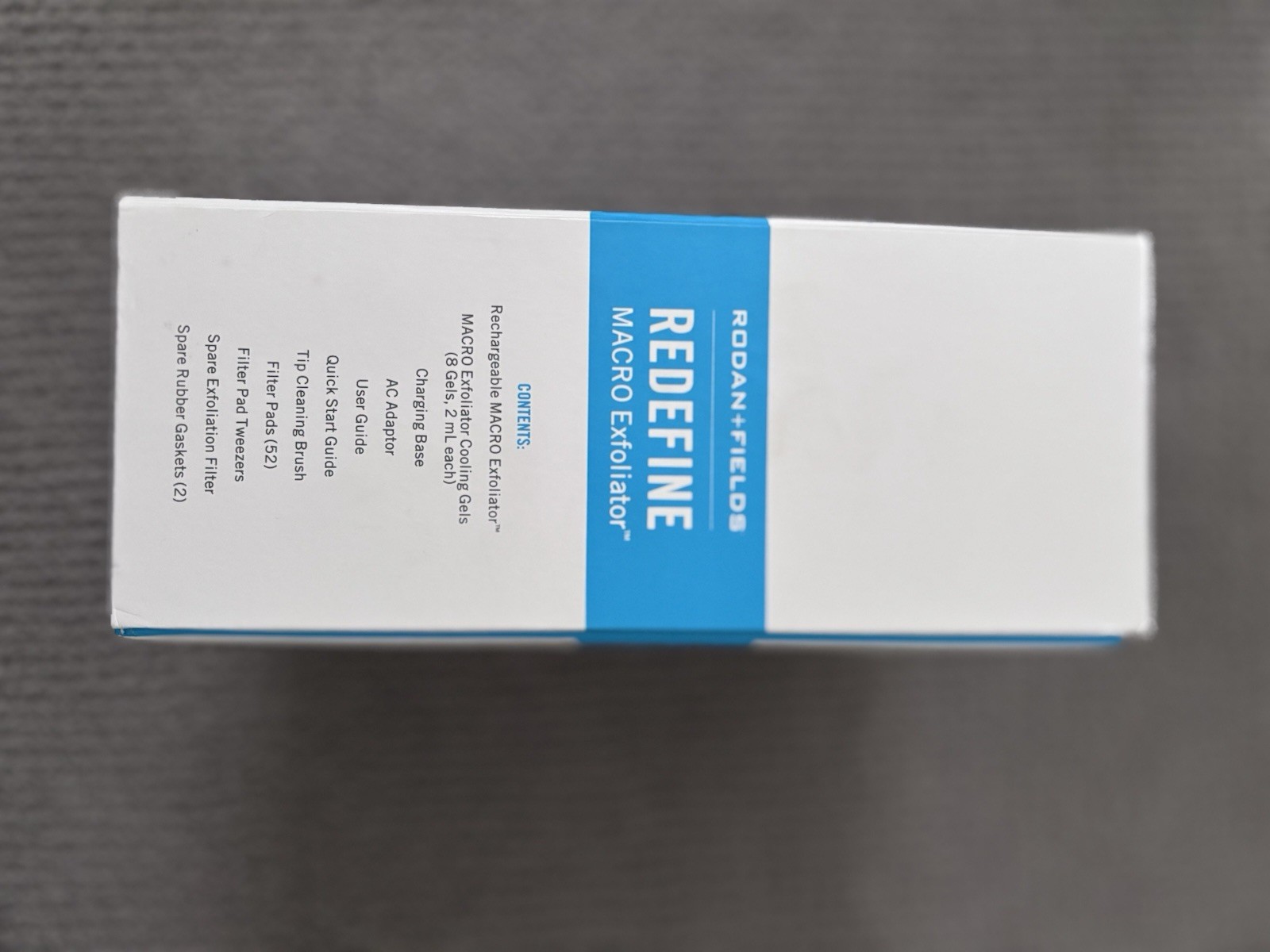 Rodan + Fields Redefine Macro Exfoliator Electric Facial Device Silver