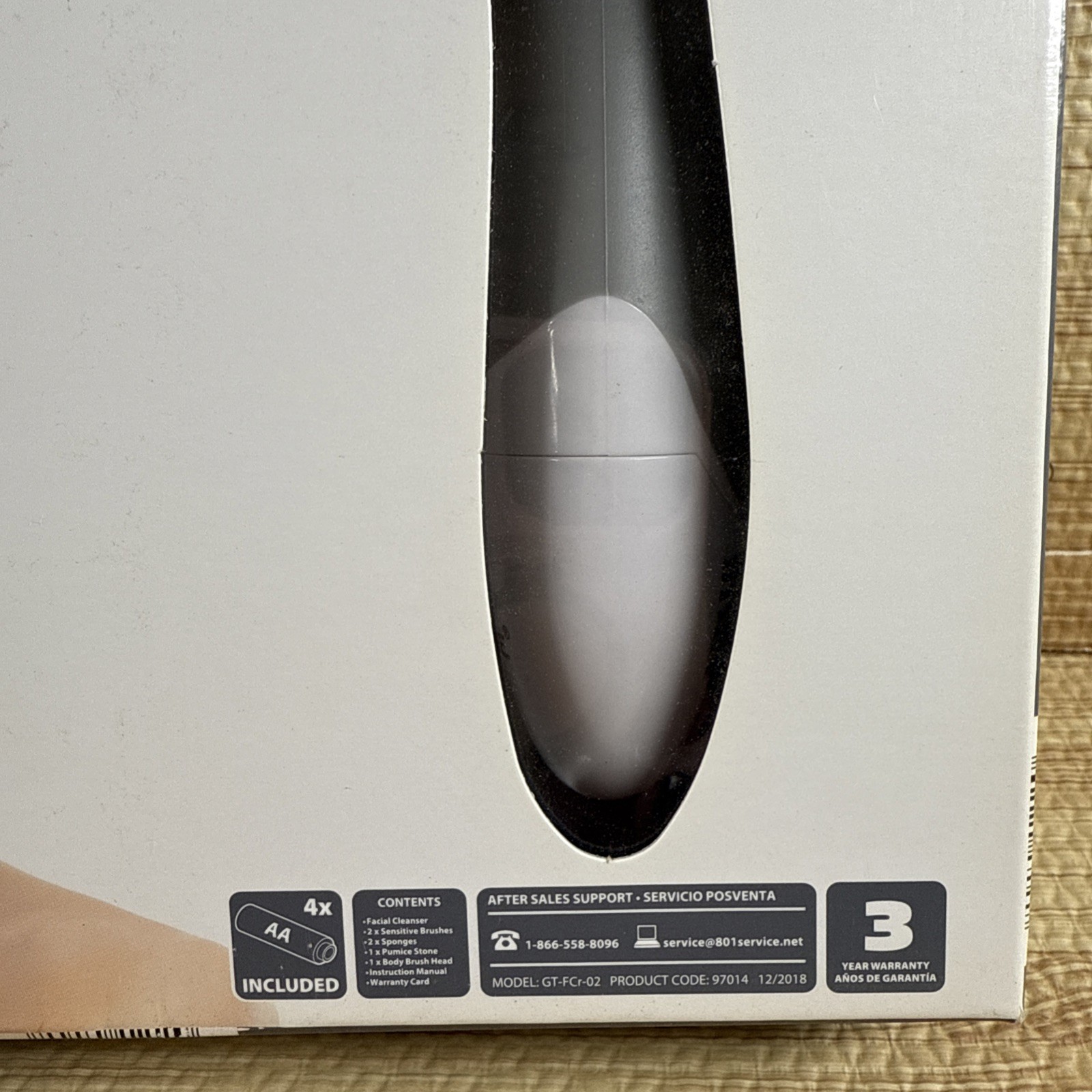 Visage Pro Style Facial Cleanser NIB Spinning Brush Model GT-FCr-02 New