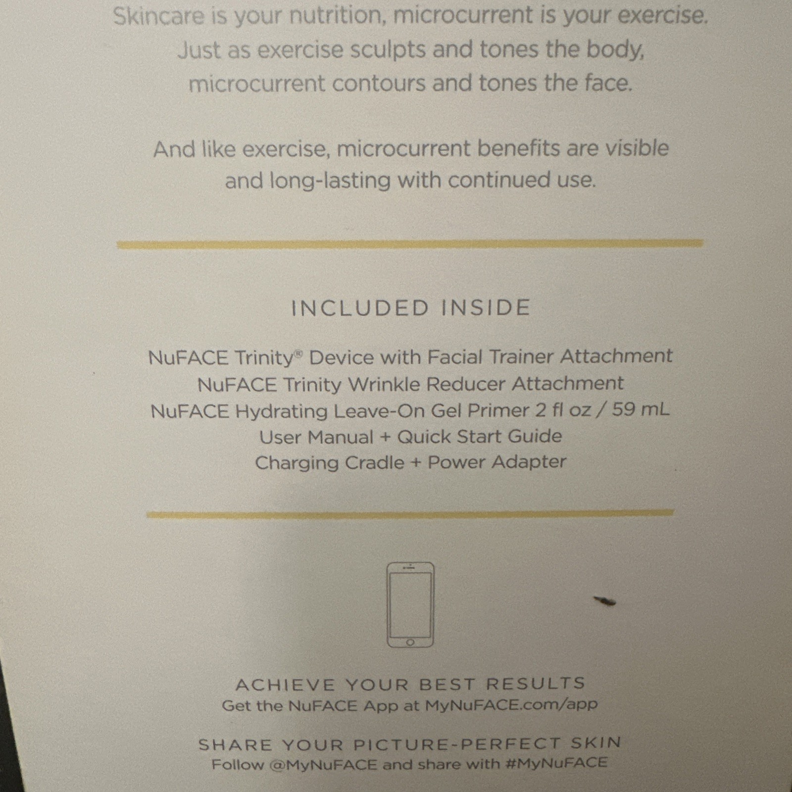 NuFace Trinity Facial Trainer with Wrinkle Reducer Attachment