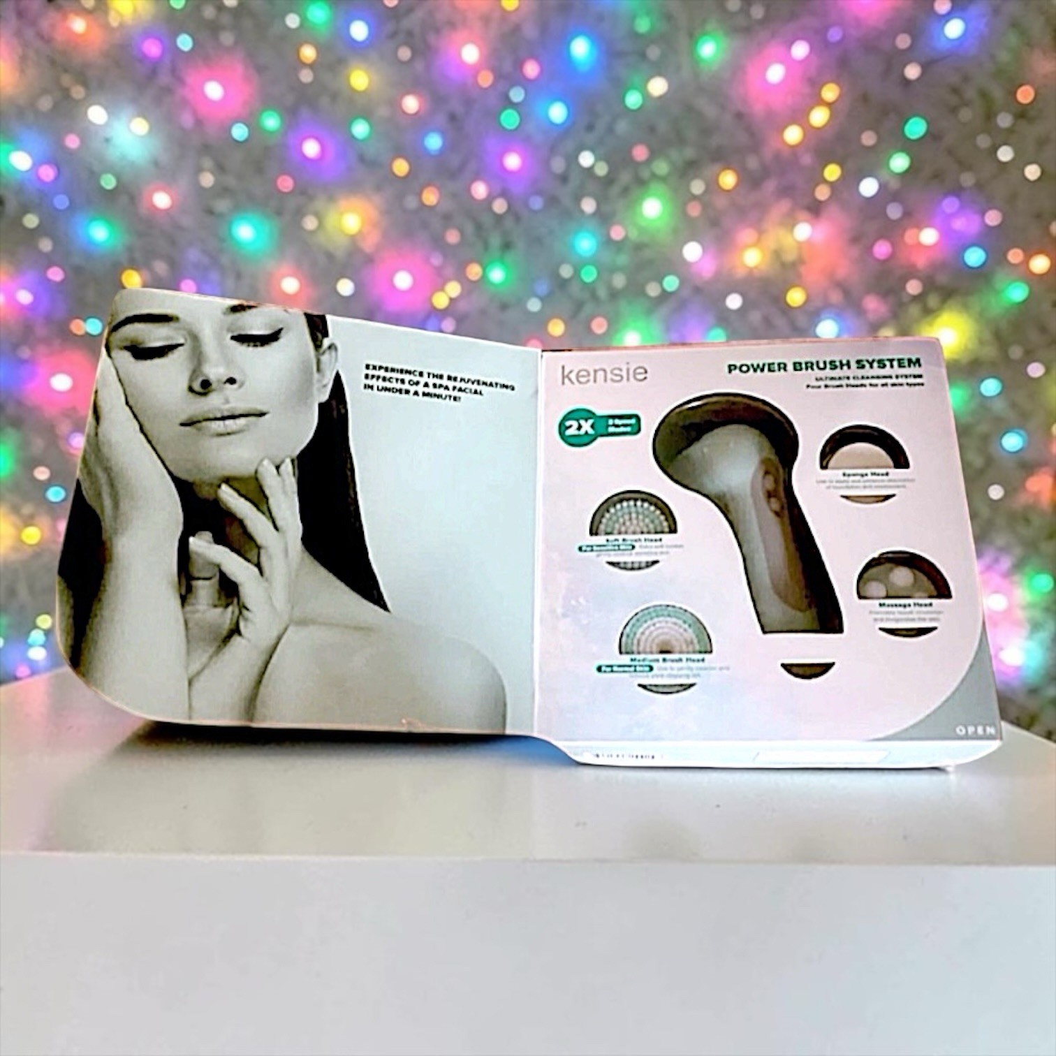 Kensie Beauty – Power Brush Set in Seafoam Brand New in Box MSRP $49.99