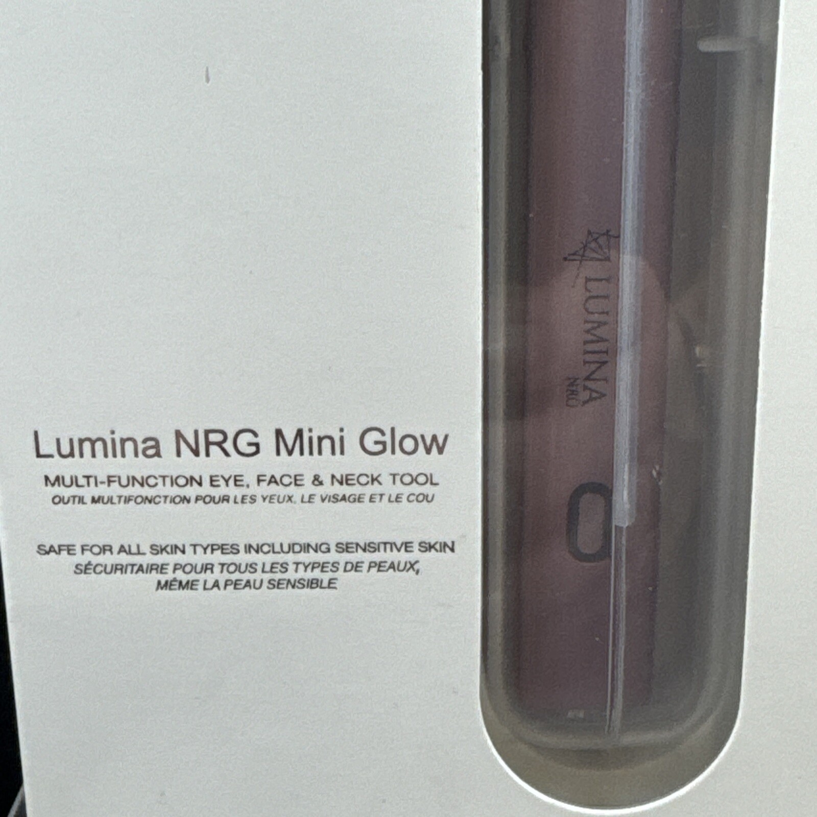 Red light Face Therapy Device Lumina NRG Mini Glow 6572 Multi-Function Tool NIB