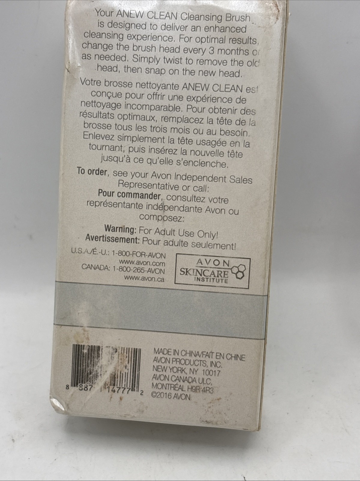 NEW Avon Anew Clean Cleansing Brush Refills (2 Brush Heads Refills) *BOX DAMAGED