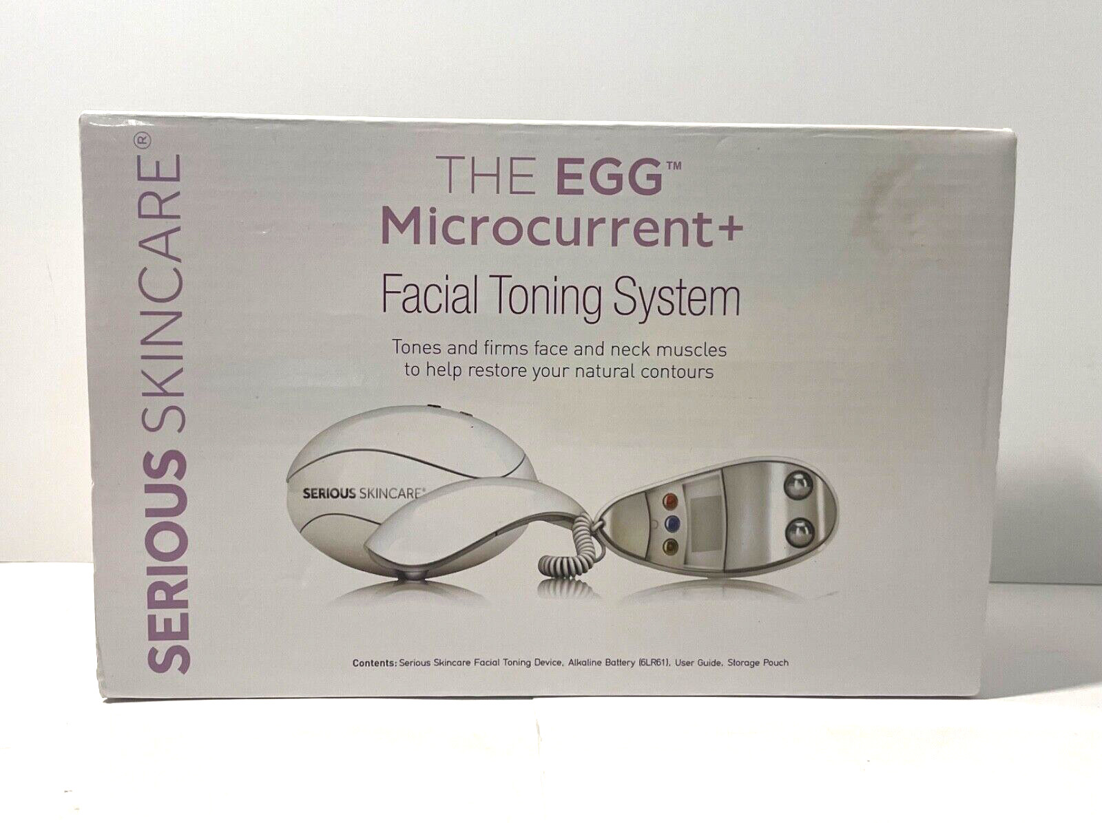 Serious Skincare The EGG Microcurrent+ Facial Toning System Aqua New Sealed $130
