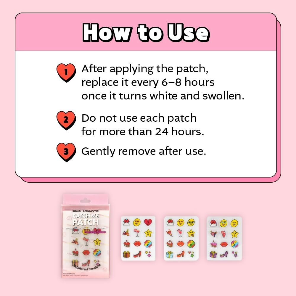 KPRODUCT4U CATCH ME PATCH Emoticon Holiday Vibes – 1 Count (Pack of 36)