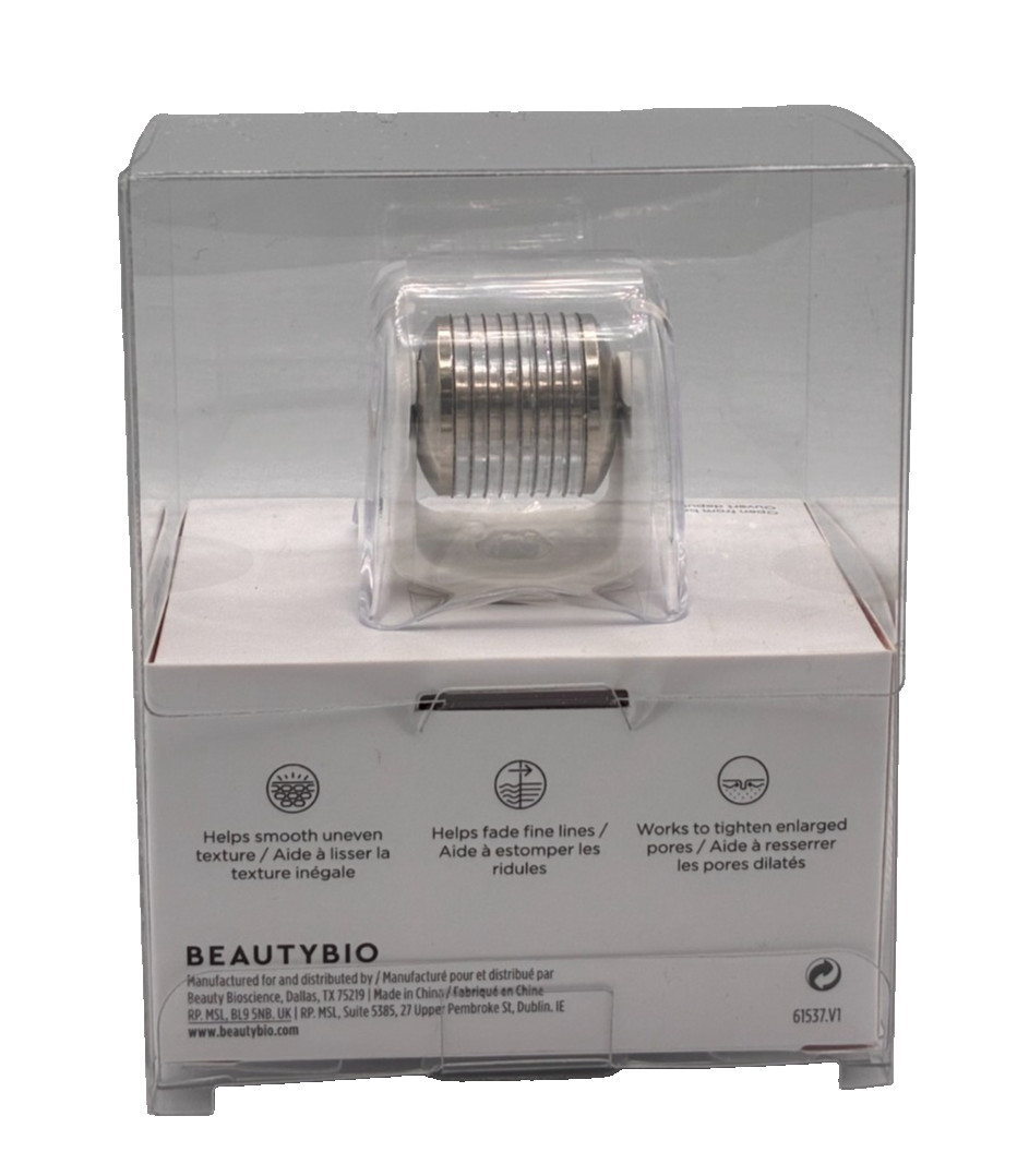 Beautybio Glopro Face Micro Tip Attachment ~ White Different Presentation ~ BNIB