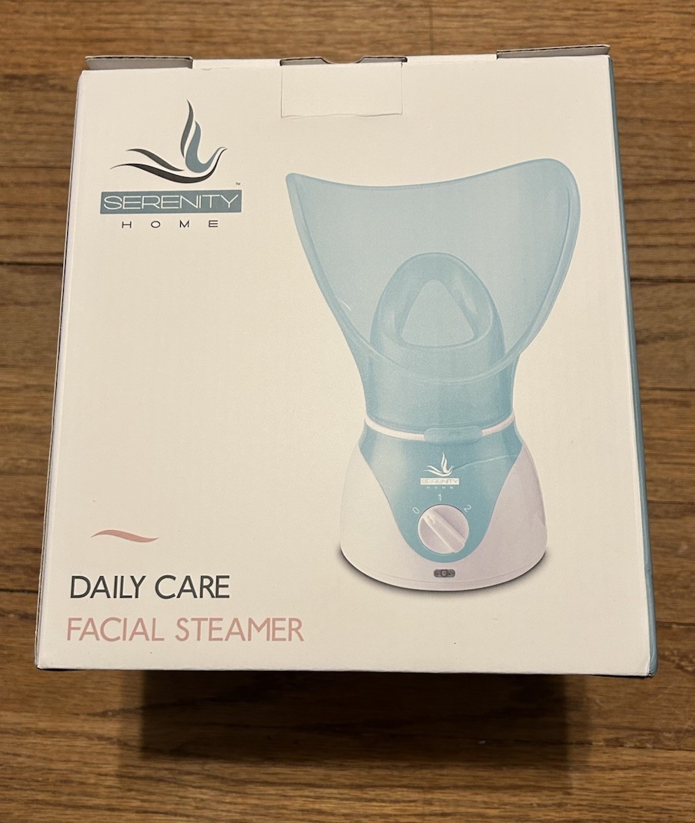 Serenity Home Daily Care Facial Steamer Purify And Hydrate Brand New In Box
