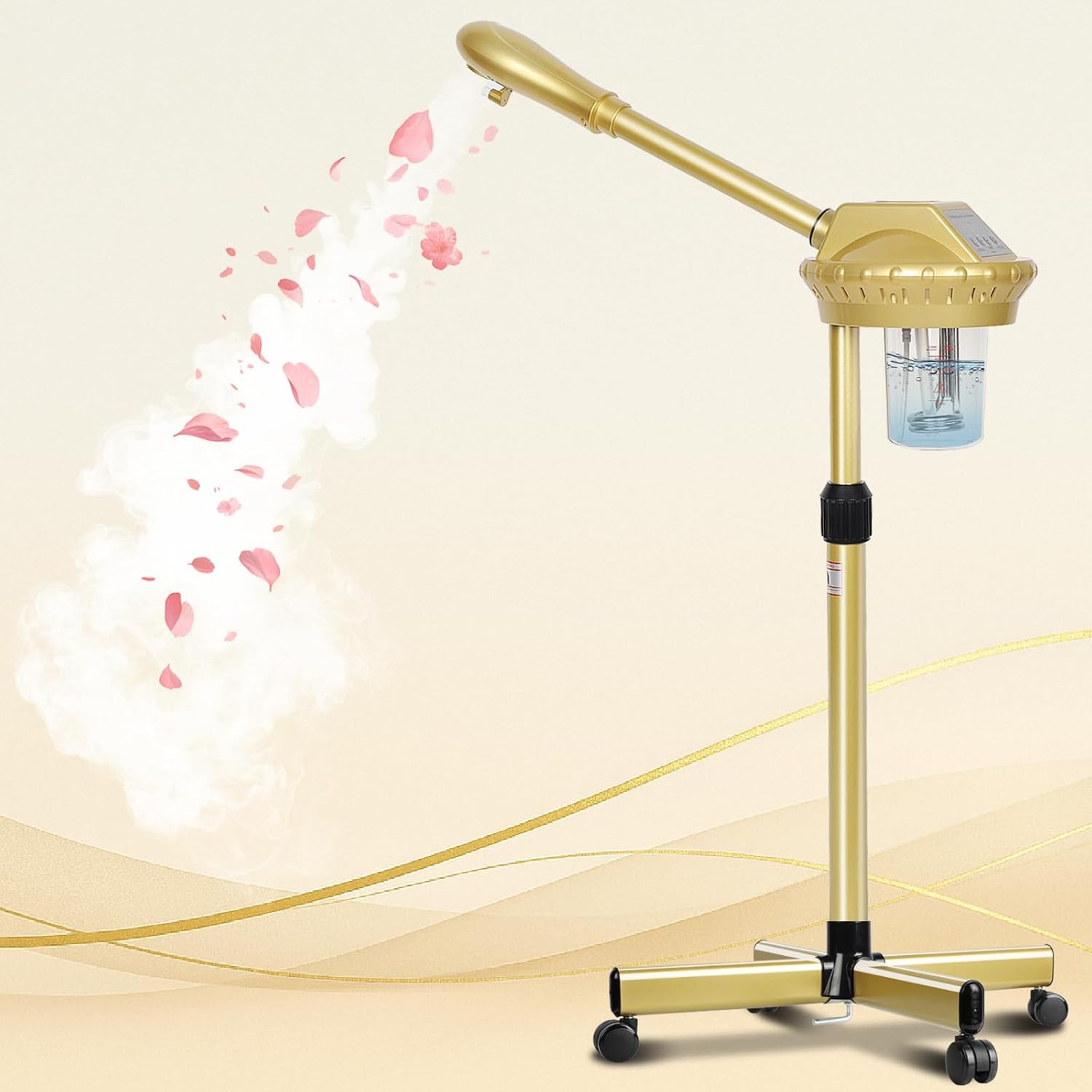 Facial Steamer Professional with More Steam for Deep Cleansing and Hydration, Es