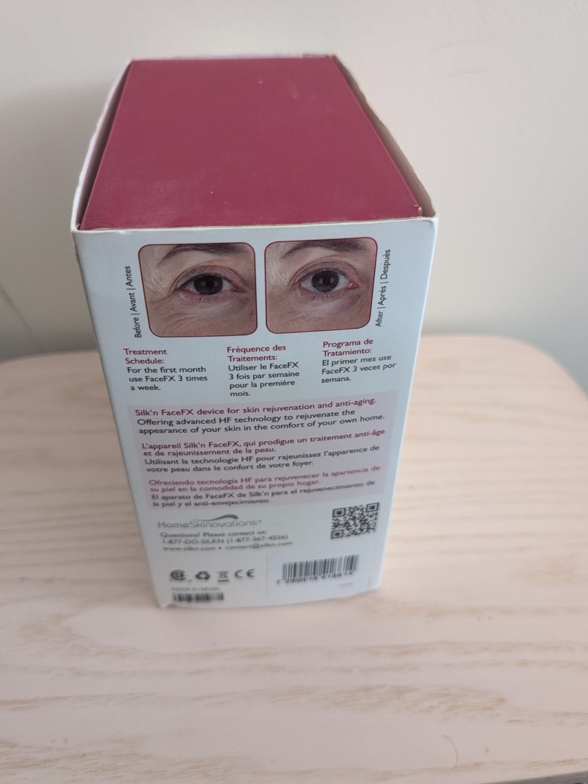 Silk’n Face FX Skincare Anti-Aging Rejuvenation Light Based Skin Treatment
